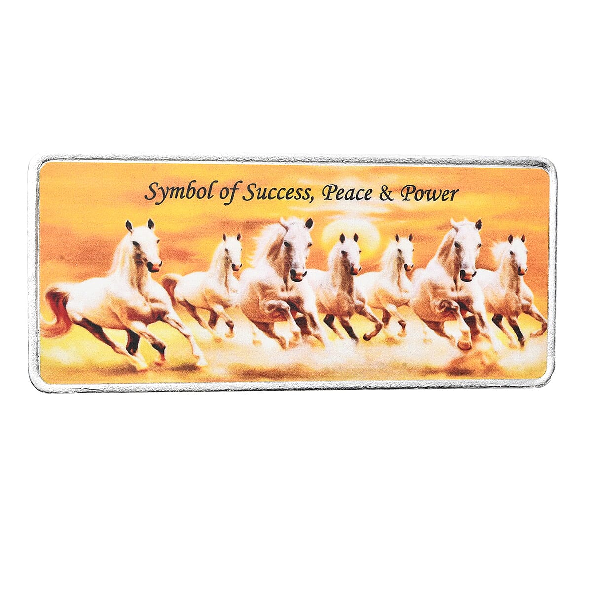 Doorbuster 999.9 Fine Silver Rainbow Severn Horse Bar 50g image number 5