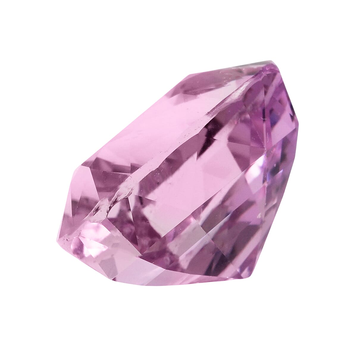 Certified & Appraised AAAA Patroke Kunzite (Fancy Free Size) 20.00 ctw image number 2