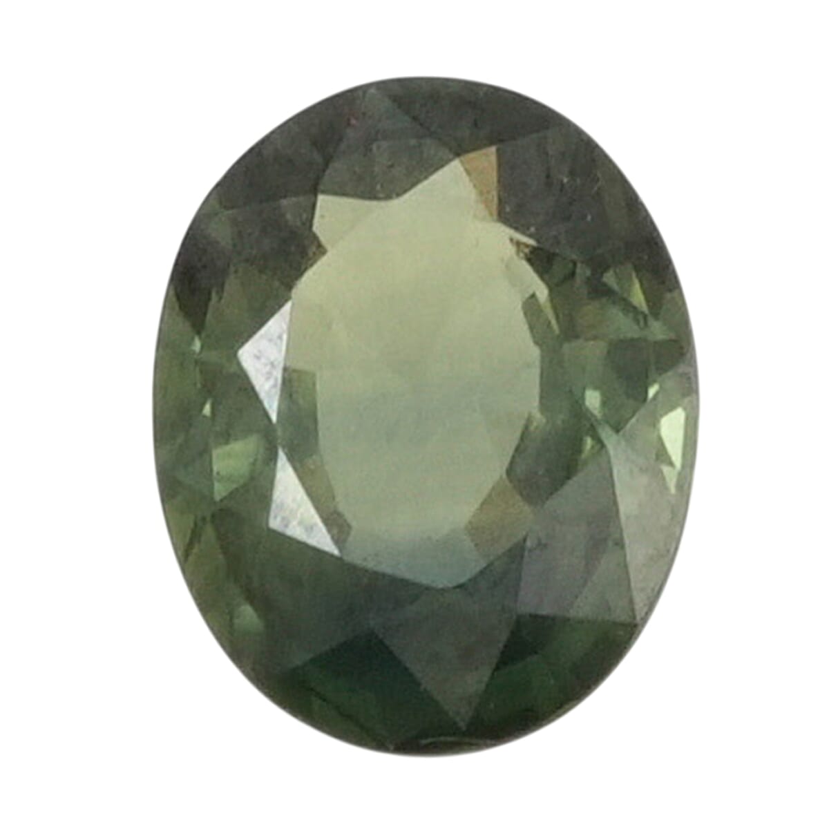 AAAA Green Sapphire (Oval Free Size) 1.50 ctw image number 0