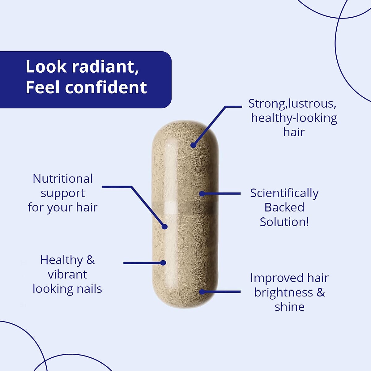 Joyce Giraud Ultimate Hair Strength Supplements, 30-Day Supply, 60 Capsules image number 3