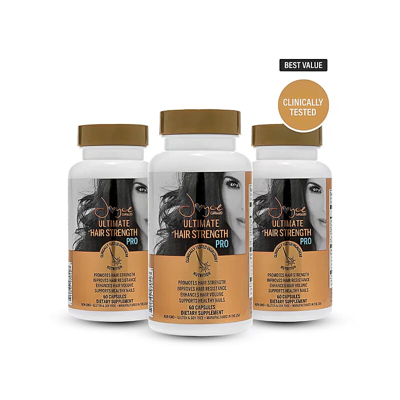 Joyce Giraud Beauty Ultimate Hair Strength Pro Dietary Supplement (90 Days Supply, 180 Capsules) Made in US