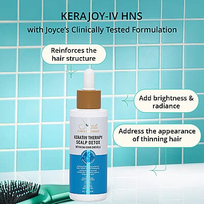 Joyce Giraud Beauty Ultimate Hair Strength Keratin Therapy Scalp Detox (4oz) Made in US