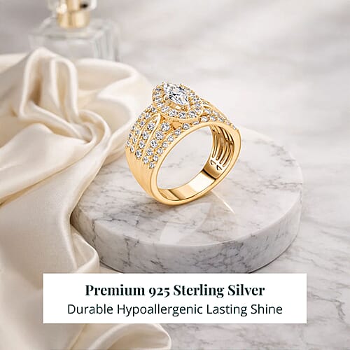 Yellow Gold Over Sterling Silver / 10 - Product card gallery slide 3 (10178227372345)