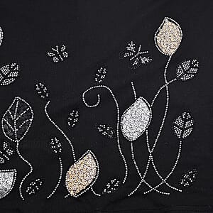 Lay Marey Black Rhinestone Top - One Size Fits Most