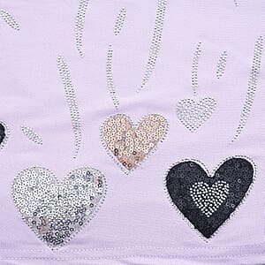 Lay Marey Purple Rhinestone Top - One Size Fits Most