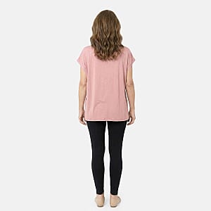 Lay Marey Pink Rhinestone Top - One Size Fits Most