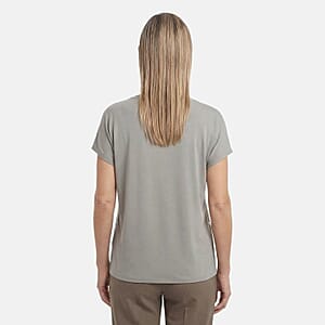 Lay Marey Gray Rhinestone Top - One Size Fits Most