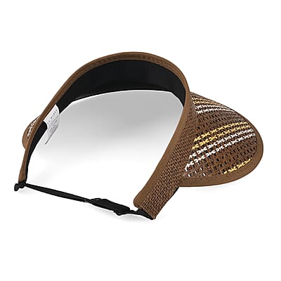 La Marey Brown Woven Bag and Empty Top Hat