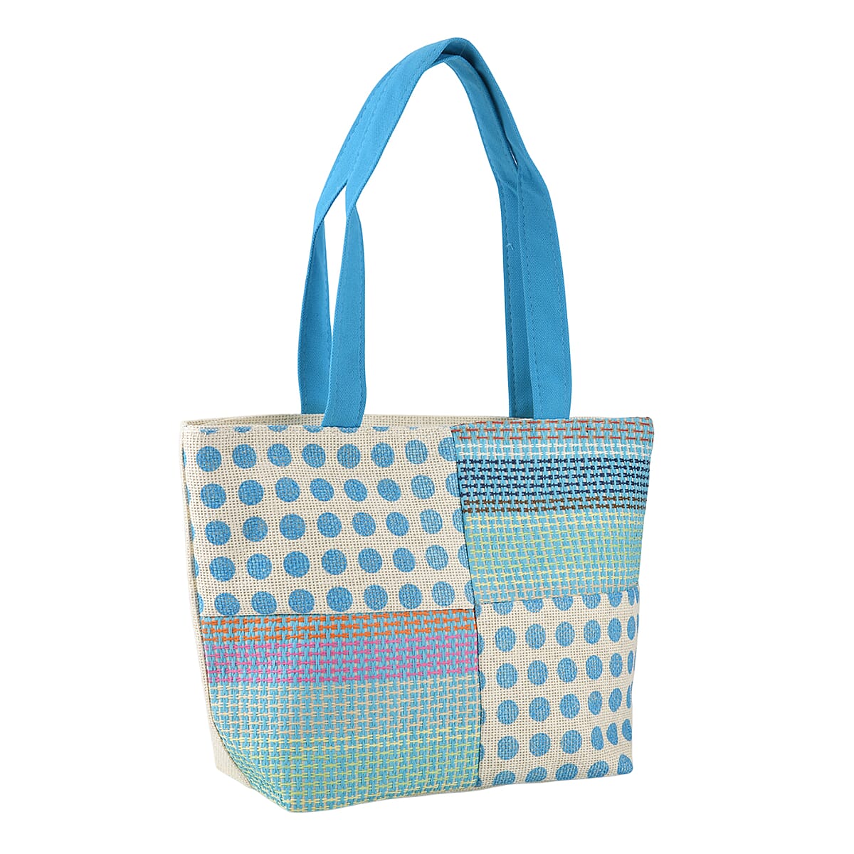 La Marey Blue Woven Bag and Empty Top Hat image number 2