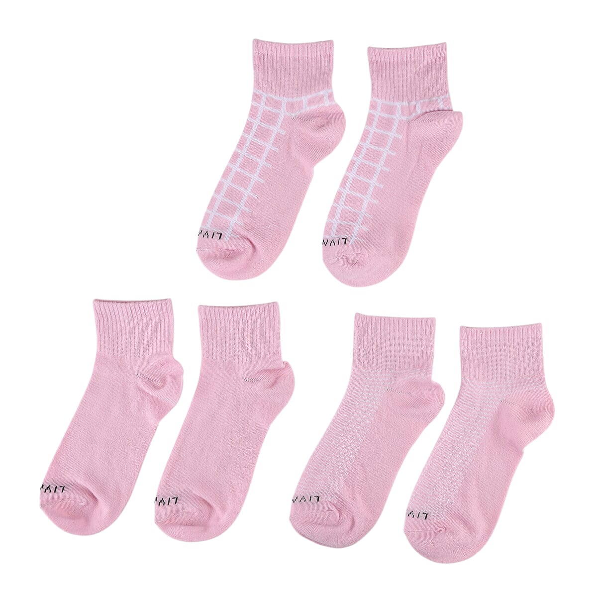 Livmore Multicolor Set of 20 Socks with Brand Logo image number 4