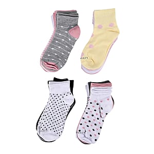 Livmore Multicolor Set of 20 Pairs Socks with Brand Logo