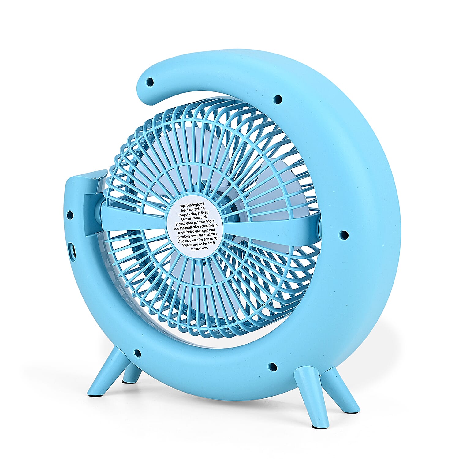 Livmore Blue RGB Fan with Color Lighting
