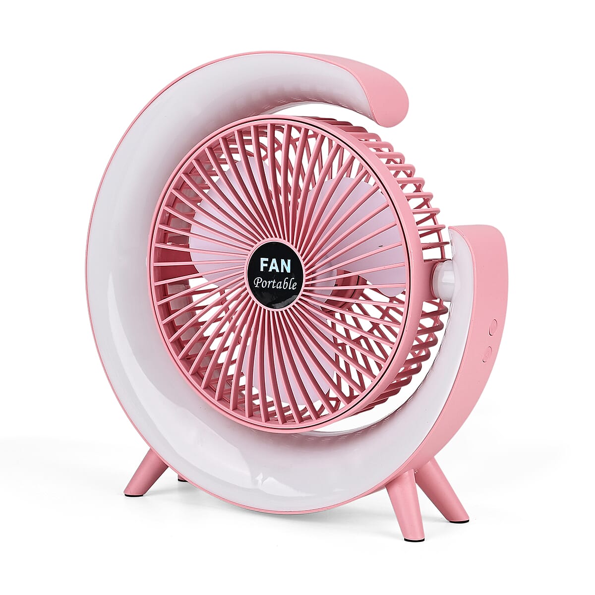 Livmore Pink RGB Fan with Color Lighting image number 3