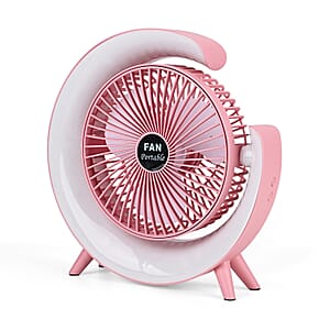 Livmore Pink RGB Fan with Color Lighting