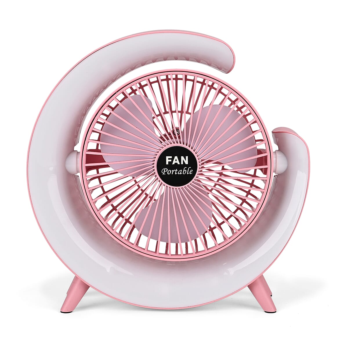 Livmore Pink RGB Fan with Color Lighting image number 6