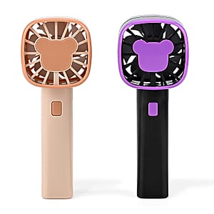 Livmore F12 Mini Fan - Cream/Black (2.44x6.34)