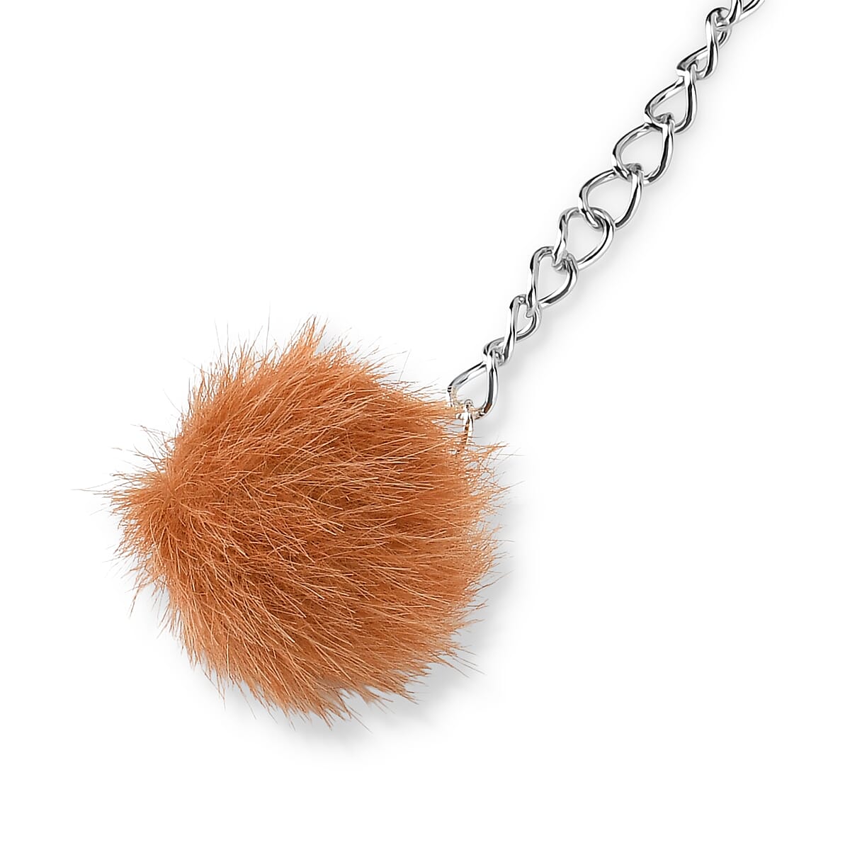 Tigers Eye Gemstone Gift Set of 3 Keyring, Beaded Bracelet and Cross Necklace 18 Inches image number 10