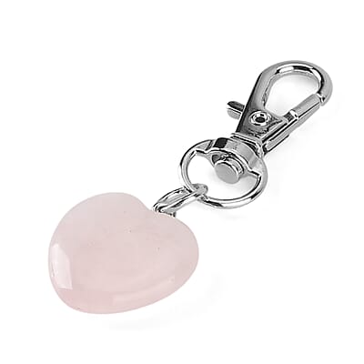 Livmore Rose Quartz 3pcs Gift Set - Car Hanging, Keyring and Pet Collar