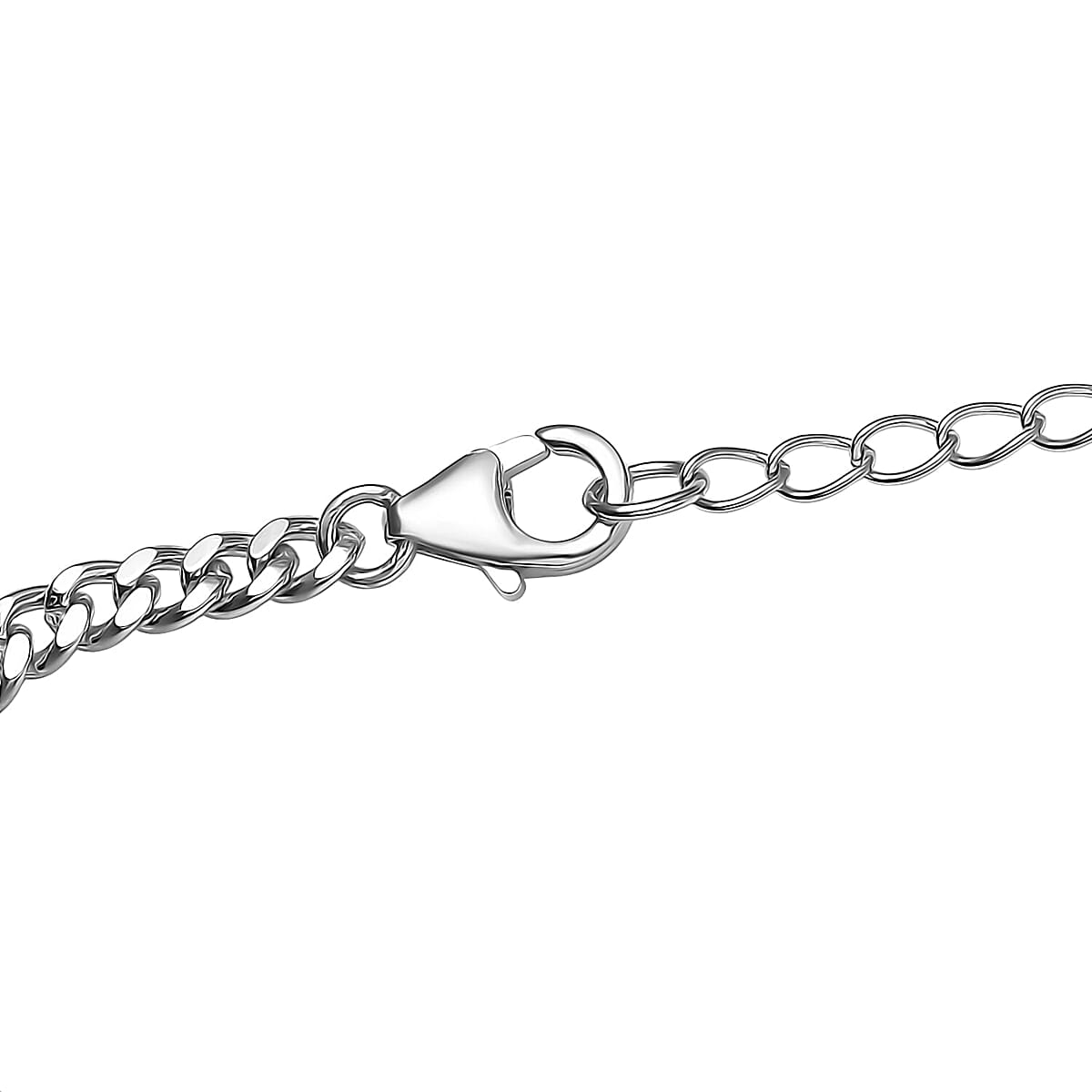 GP Royal Art Deco Premium African Amethyst and Multi Gemstone 13.50 ctw Necklace in Rhodium Over Sterling Silver 18-20 Inches image number 5