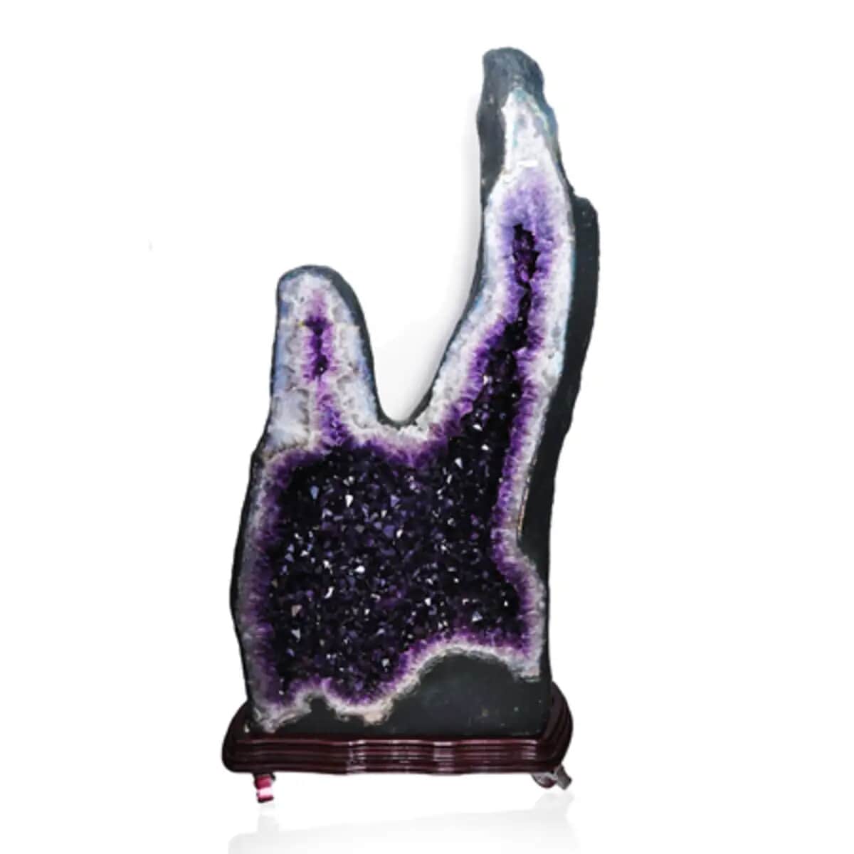 Home and Office Decor Uruguayan Amethyst Geode With Stand (754 lbs) image number 0