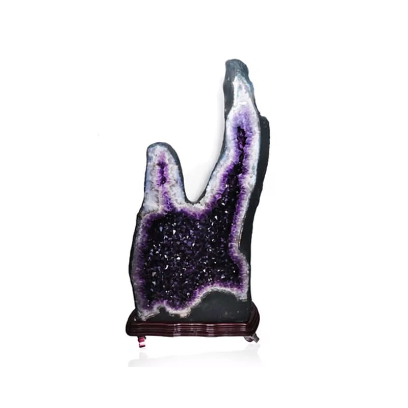 Home and Office Decor Uruguayan Amethyst Geode With Stand - 754 lbs (67x35)