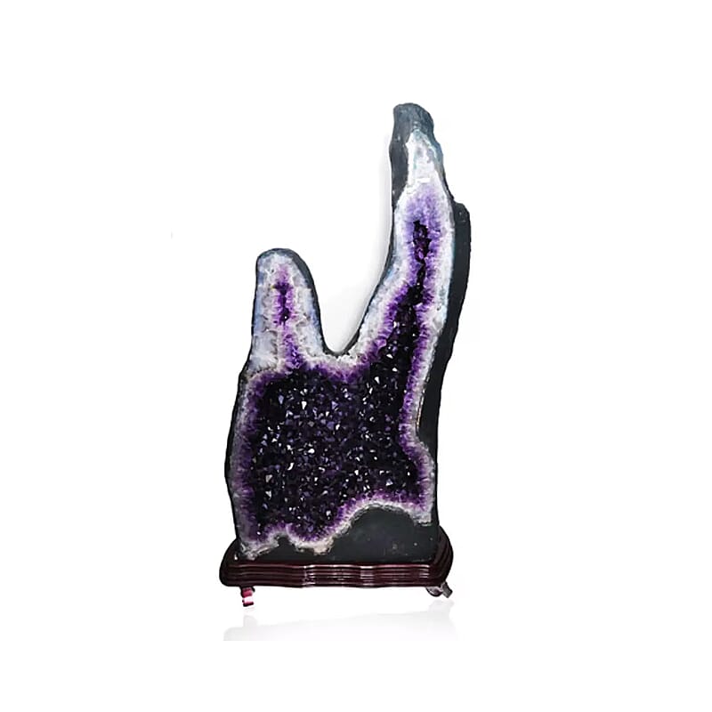 Home and Office Decor Uruguayan Amethyst Geode With Stand - 754 lbs (67x35)