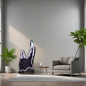 Home and Office Decor Uruguayan Amethyst Geode With Stand - 754 lbs (67x35)