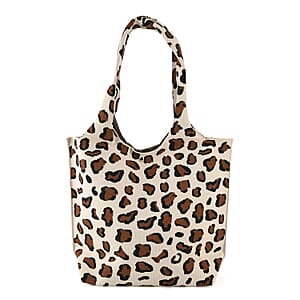 La Marey Cream Knitting Tote Bag