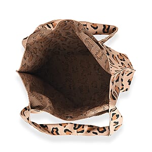 La Marey Brown Knitting Tote Bag