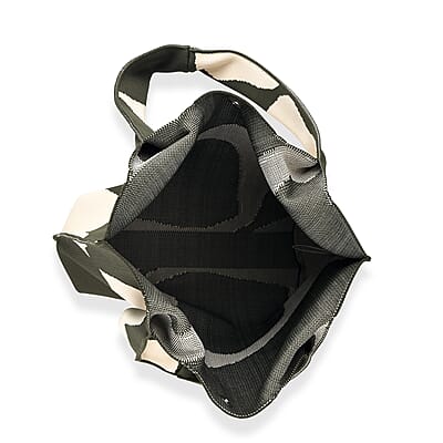La Marey Green Knitting Tote Bag