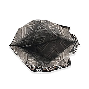 La Marey Black Knitting Tote Bag
