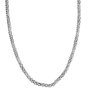 D'Joy Sterling Silver Necklace (20 Inches) (23.10 Grams)