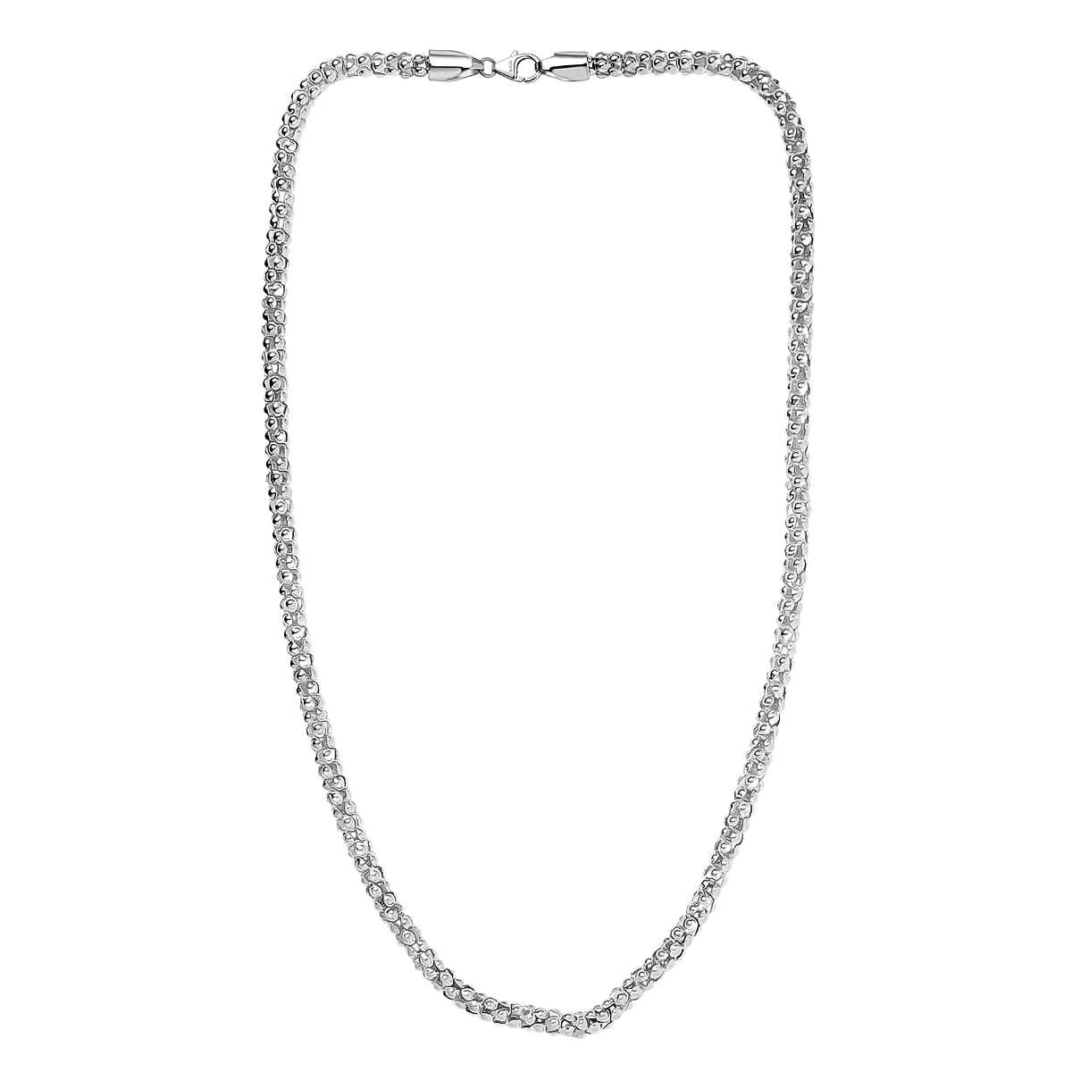 D'Joy Sterling Silver Necklace (20 Inches) (23.10 Grams) image number 3