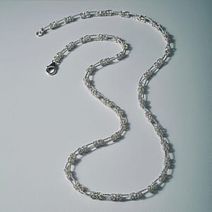 D'Joy Sterling Silver Necklace (20 Inches) (15.90 Grams)