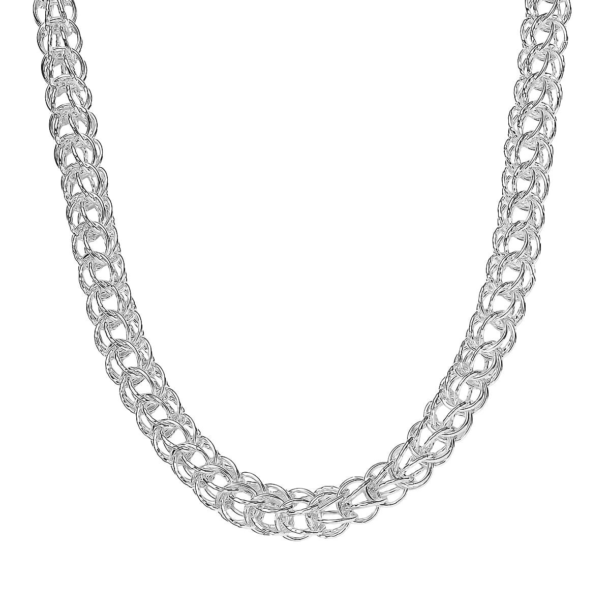 D'Joy Necklace in Sterling Silver 36.50 Grams 20 Inches image number 3