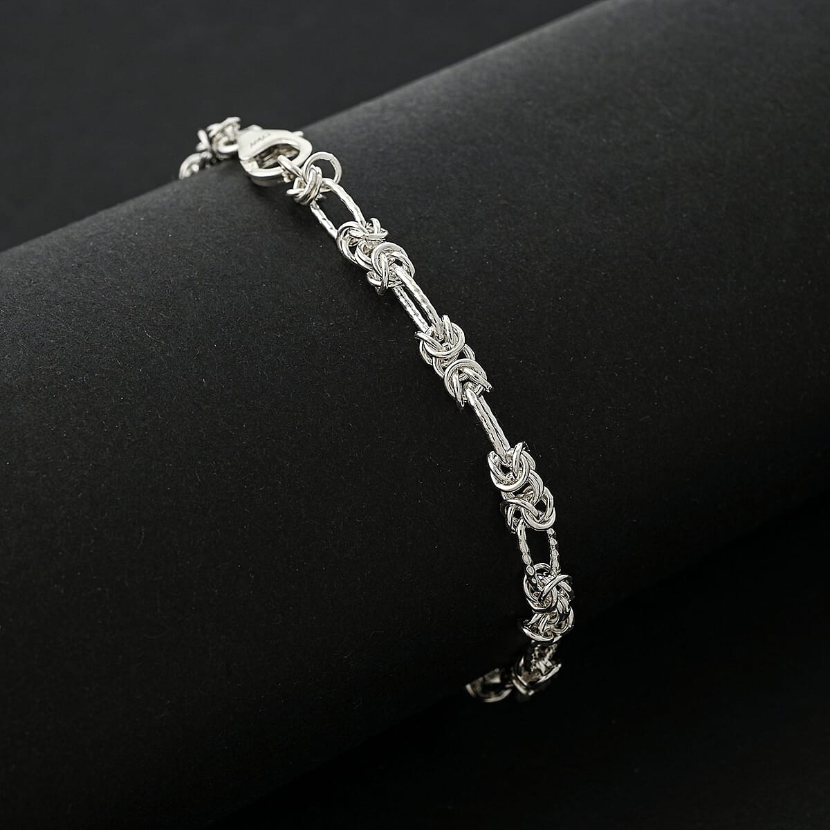D'Joy Byzantine Station Chain Bracelet in Sterling Silver (7.25 In) 6.0 Grams image number 1