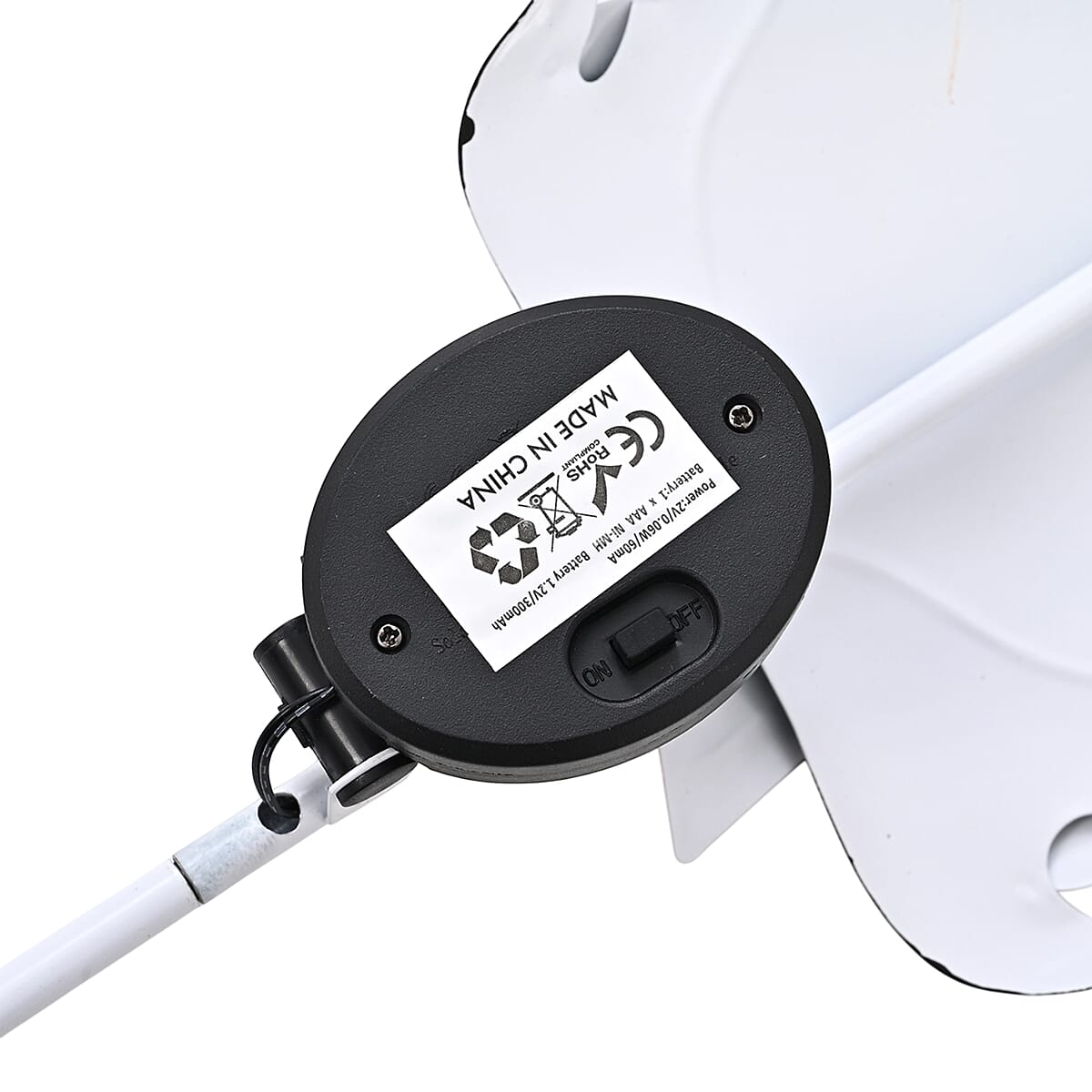 Livmore US Natuional Flag Pattern Whimsical Gnome Hat Solar Spinner Stake image number 7