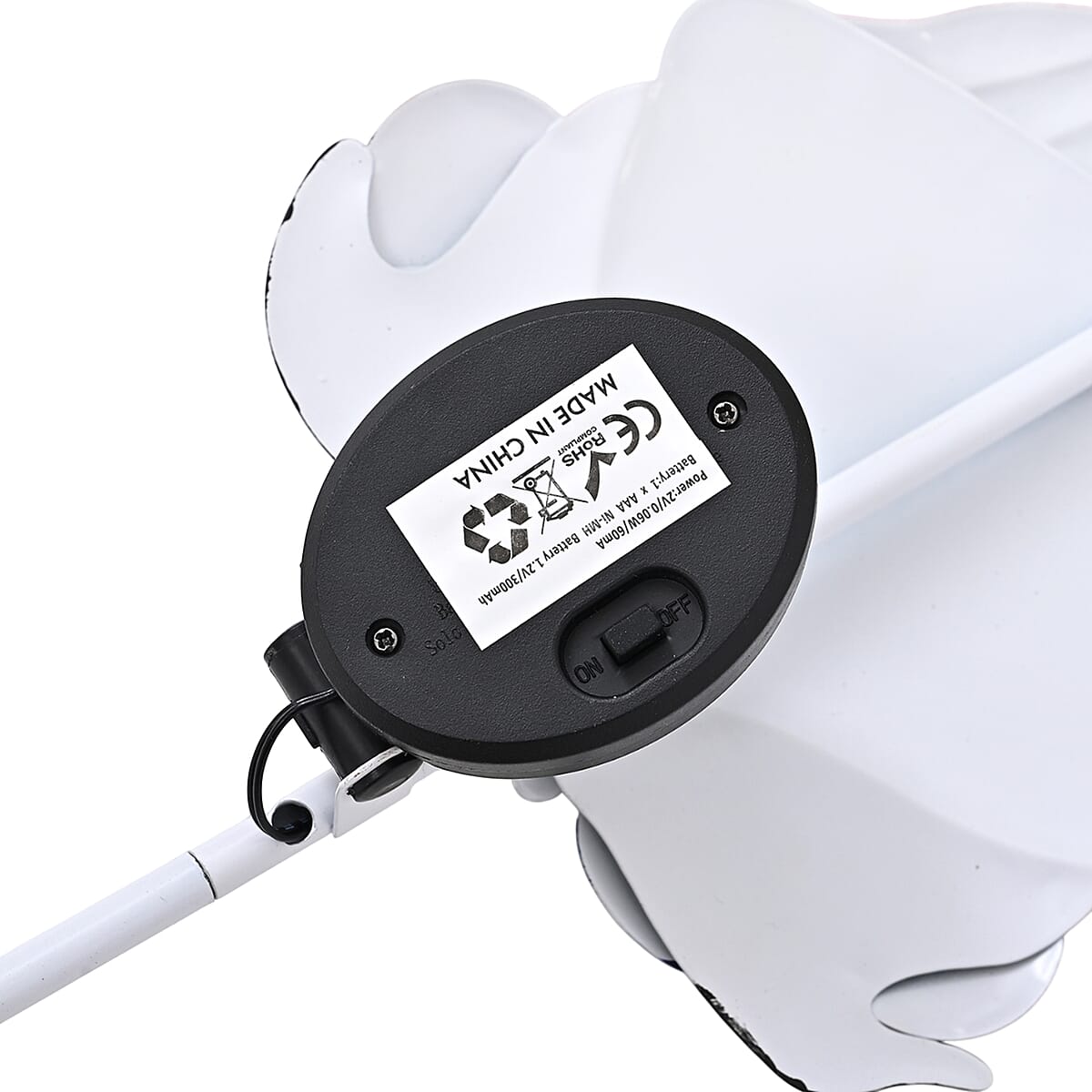 Livmore US Natuional Flag Pattern Whimsical Gnome Hat Solar Spinner Stake image number 7