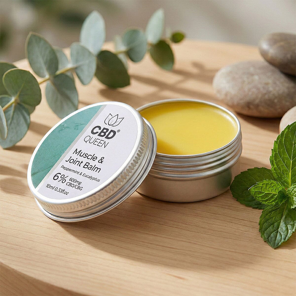 CBD Queen Mini Muscle & Joint Balm (.33oz) FREE GIFT image number 1