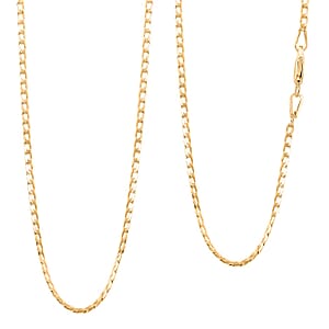 14K Yellow Gold Cuban Chain Necklace (22 Inches) (2mm, 1.86 Grams)