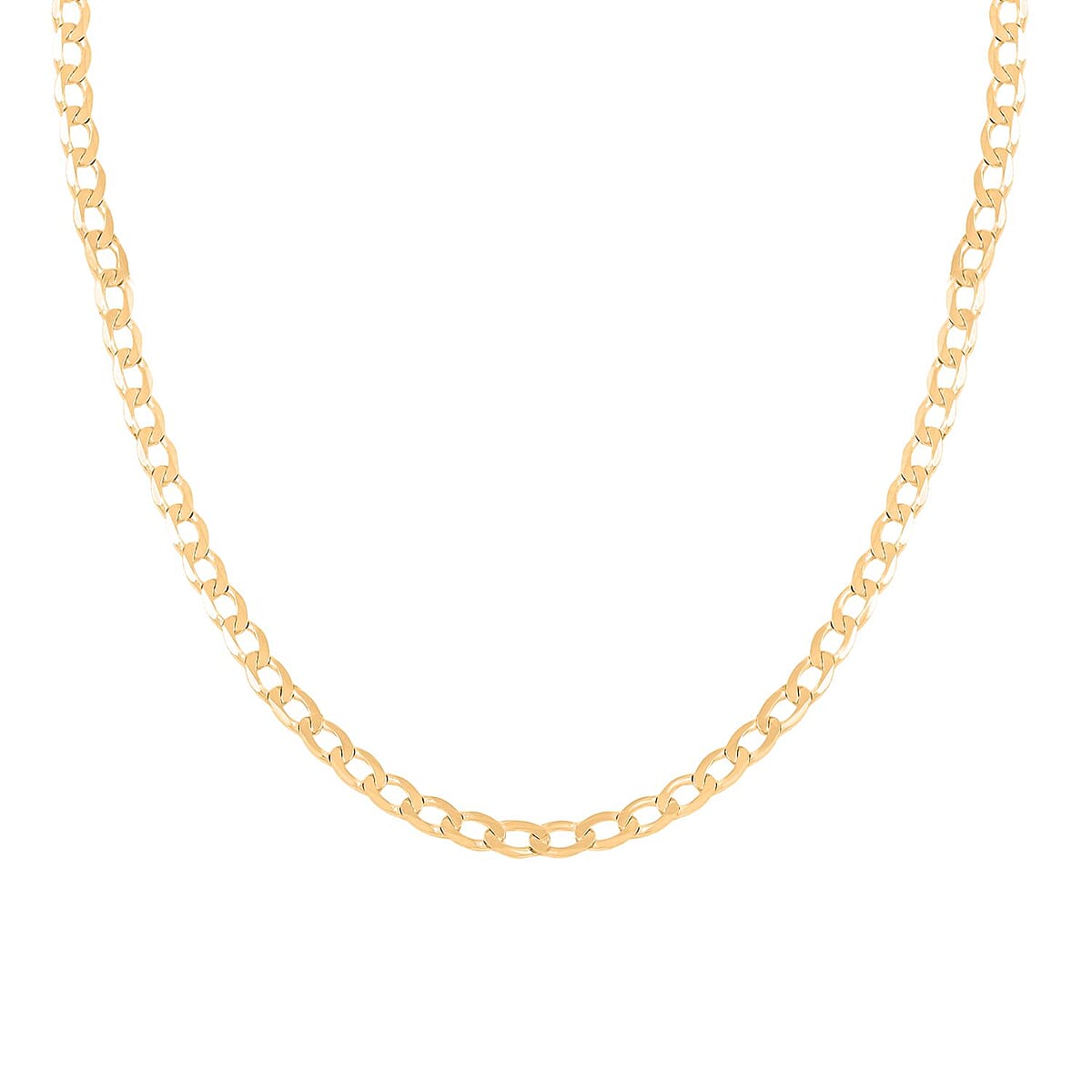 14K Yellow Gold Cuban Chain Necklace (22 Inches) (2mm, 1.86 Grams) image number 2