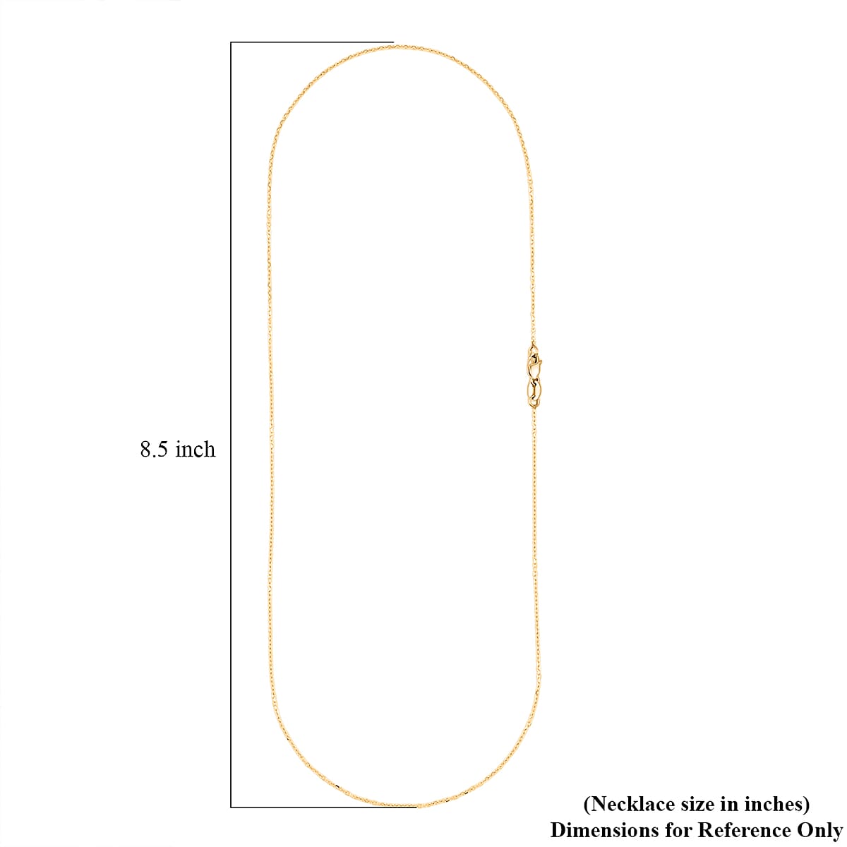 14K Yellow Gold Diamond-cut Cable Chain Necklace (22 Inches) (1mm, 3.3 Grams) image number 6
