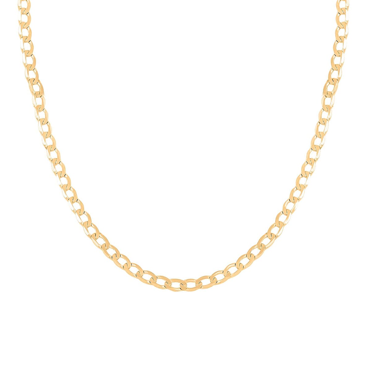 14K Yellow Gold Cuban Chain Necklace (24 Inches) (2mm, 2 Grams) image number 2
