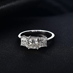 Luxuriant Lab Grown Diamond E-F VS 2.00 ctw Ring in 10K White Gold (Size 6.0)