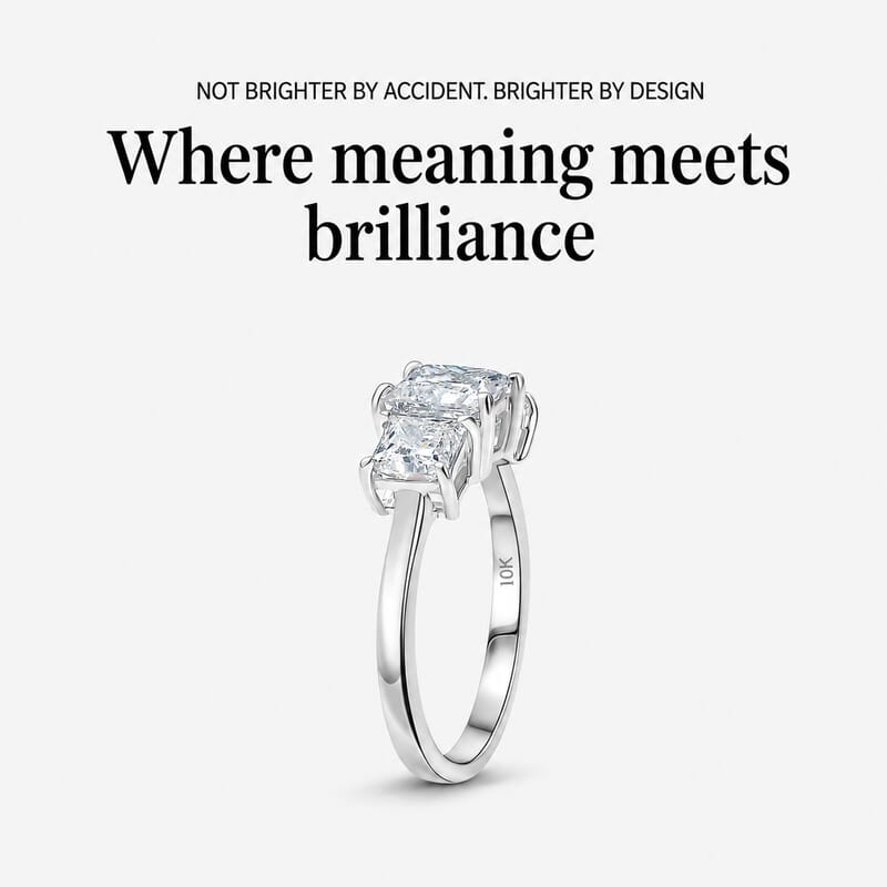 SGL Certified Luxuriant Lab Grown Diamond E-F VS 2.00 ctw Ring in 10K White Gold (Size 6.0)