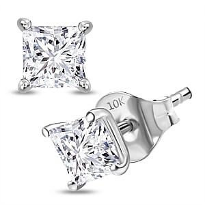 Luxuriant Lab Grown Diamond E-F VS 2.10 ctw Earrings in 10K White Gold