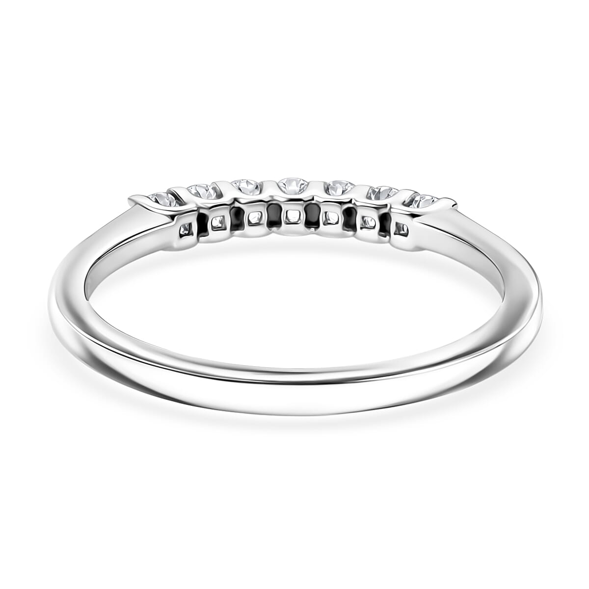 Luxuriant Lab Grown Diamond G-H SI 0.25 ctw Ring in Platinum Over Sterling Silver (Size 10.0) image number 4