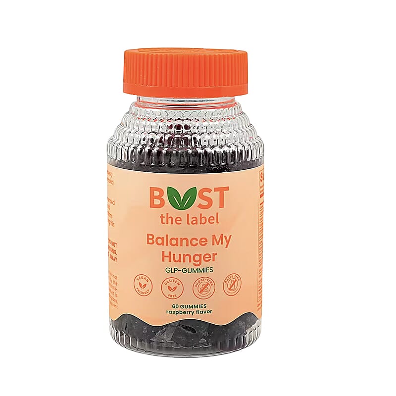 Balance My Hunger GLP-1 Dietary Supplement (60 Raspberry Gummies) Made in US