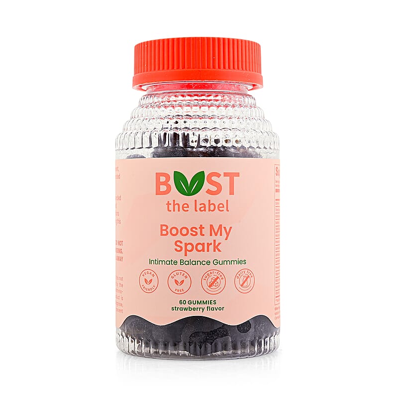 Boost My Spark Intimate Balance Supplement (60 Strawberry Gummies) Made in US