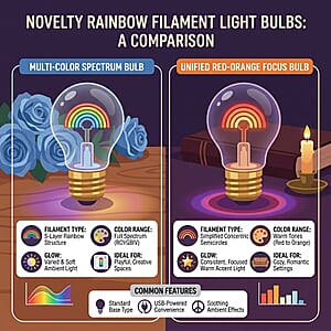 Livmore A70 Non-magnetic Multi LED Light Bulb - Pink